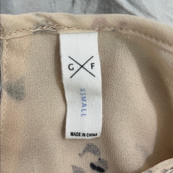 Gentle Fawn floral chiffon blouse - Picture 4 of 5